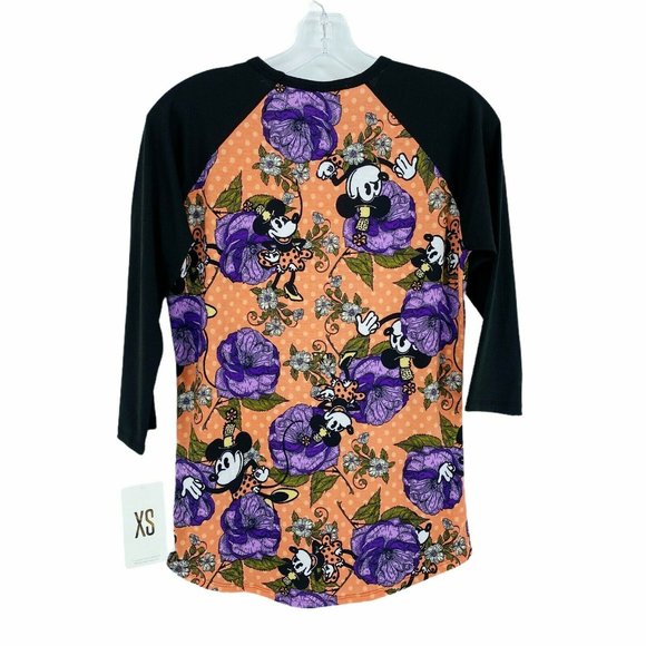 New Lularoe Raglan Disney Minnie Mouse Blouse - Picture 2 of 9